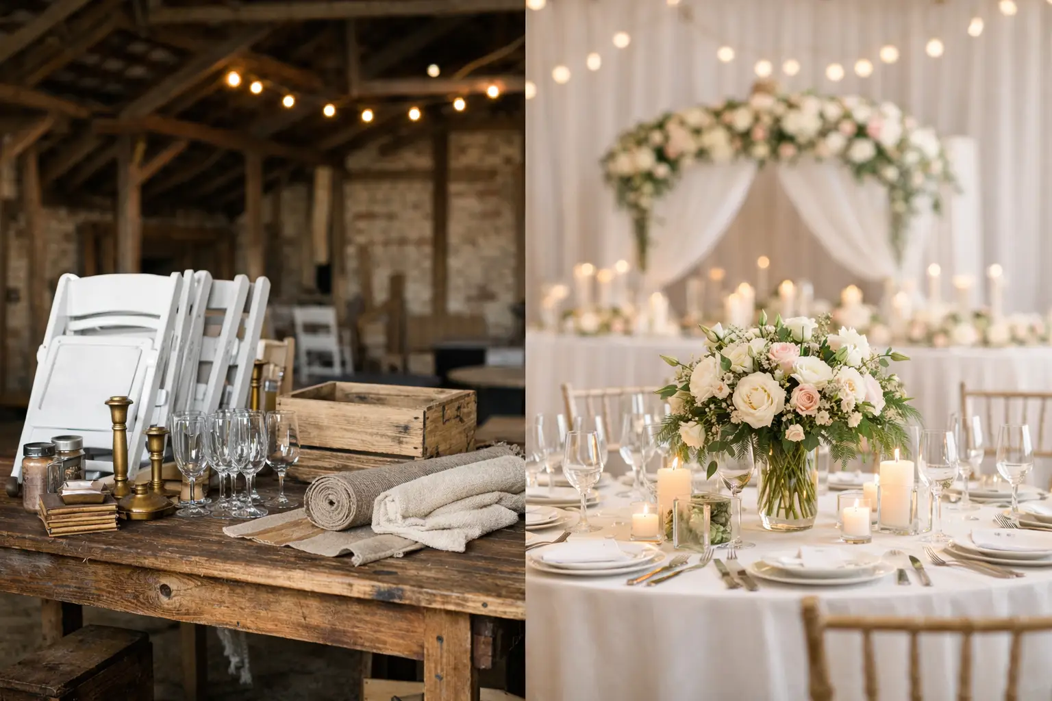 Dry Hire vs Package Venue for Weddings