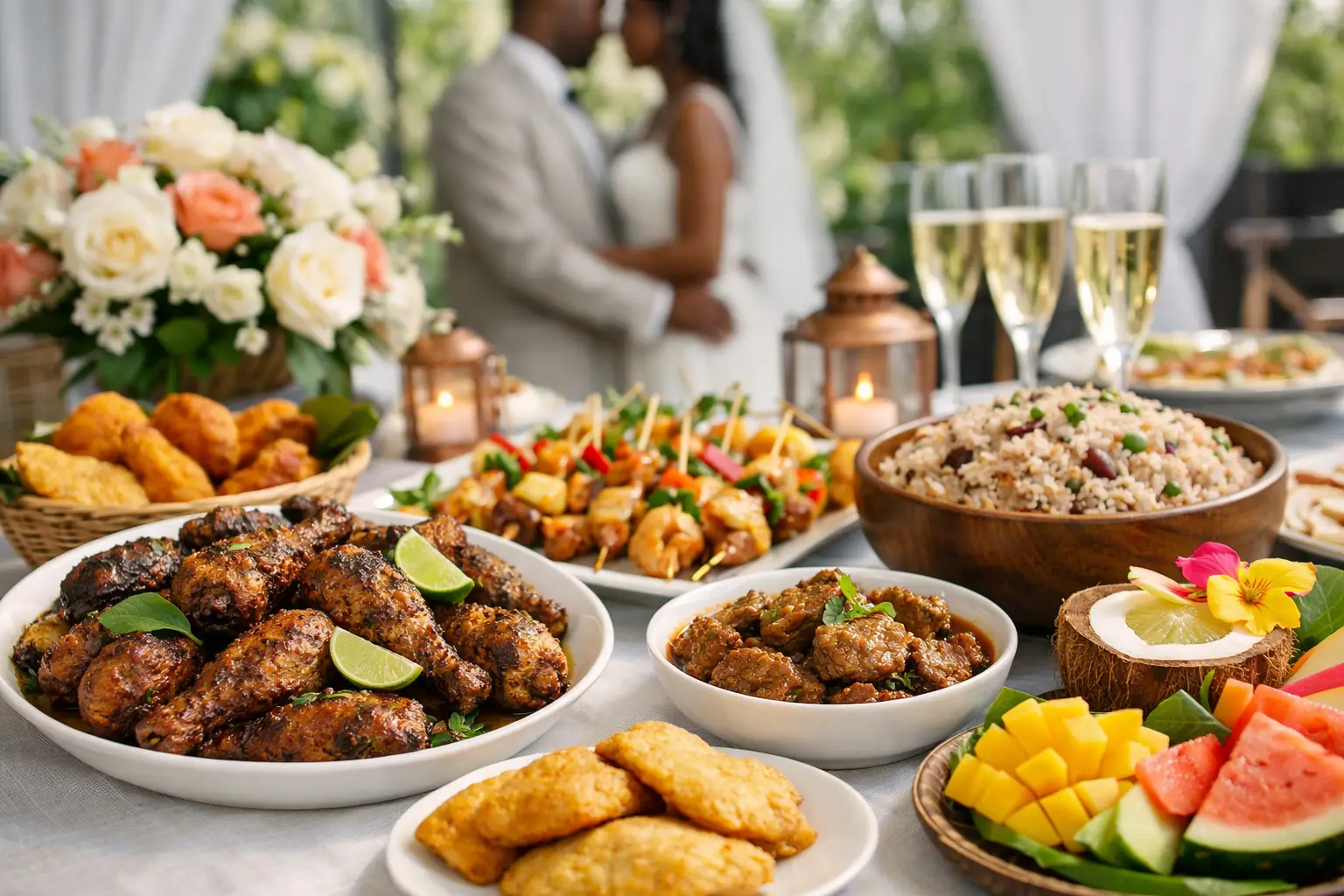 Afro Caribbean Wedding Catering Ideas