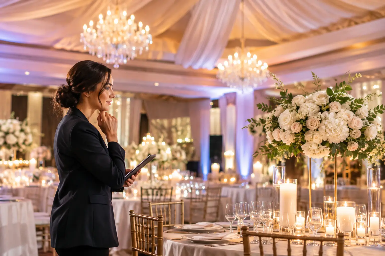 How to Choose Wedding Lighting for a Grand Reception