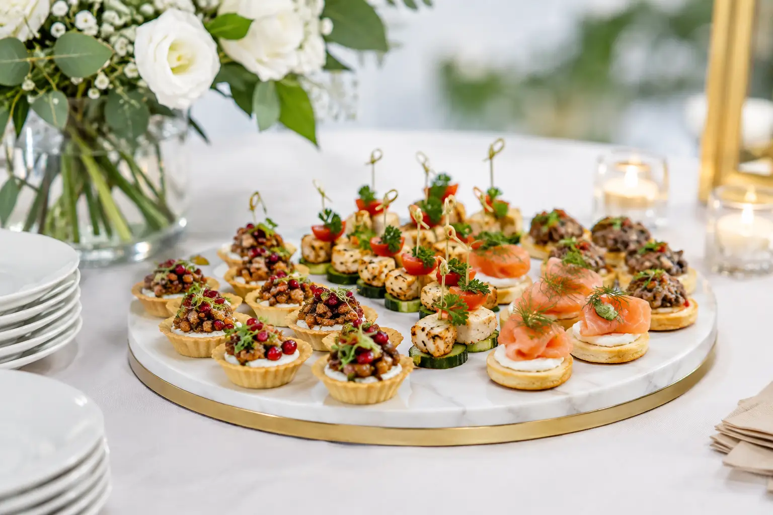 How to Serve Halal Canapés at Your Wedding