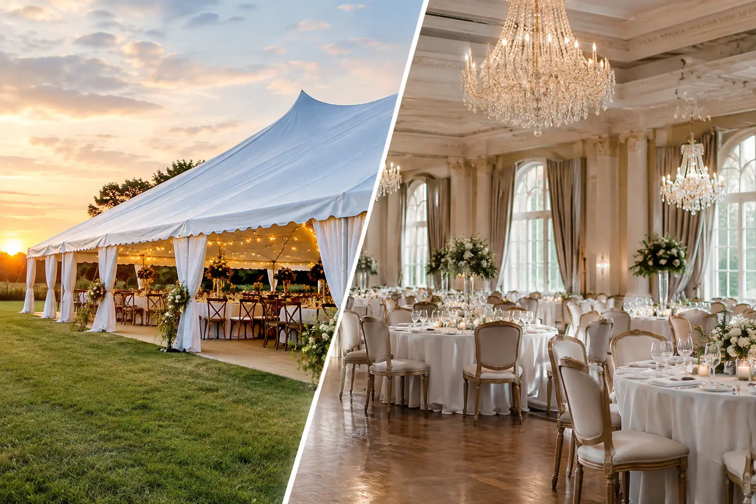 Wedding Marquees Versus Venues: Which Fits?